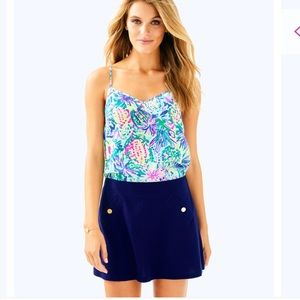 XS Navy Lilly Pulitzer Skort